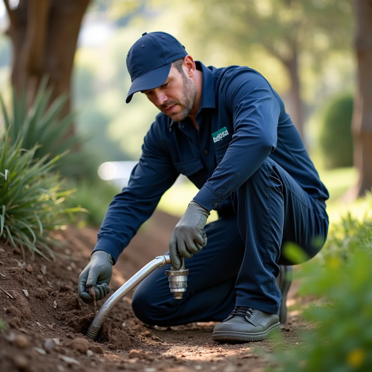 Licensed plumber providing service at a home in Hacienda Heights, CA