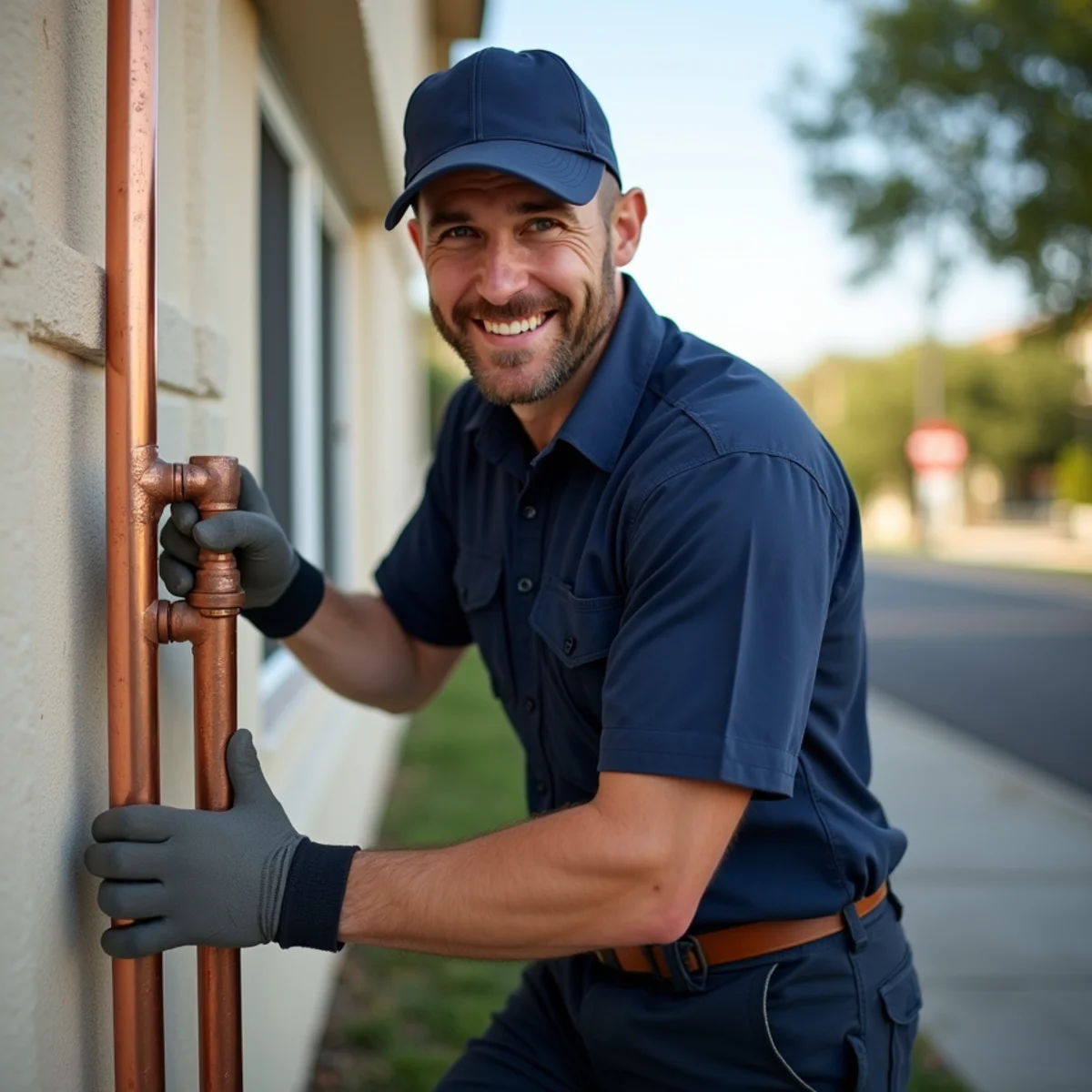 Licensed plumber providing service at a home in Montclair, CA